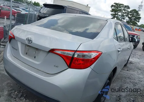 2014 Toyota Corolla Le from USA, damaged, VIN 2T1BURHE1EC198568